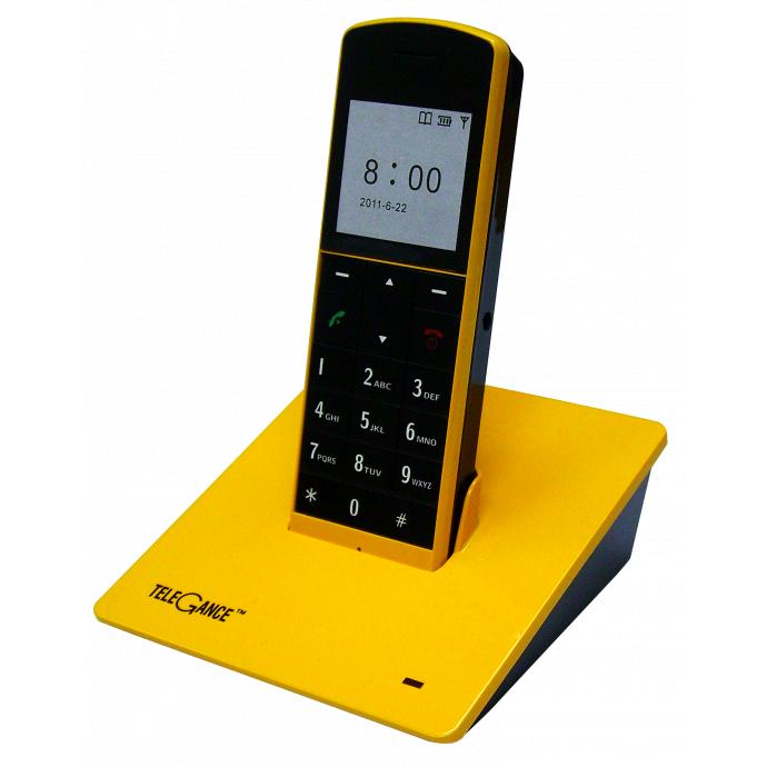 TELEGANCE 室內無線電話 DT910 (黃色)