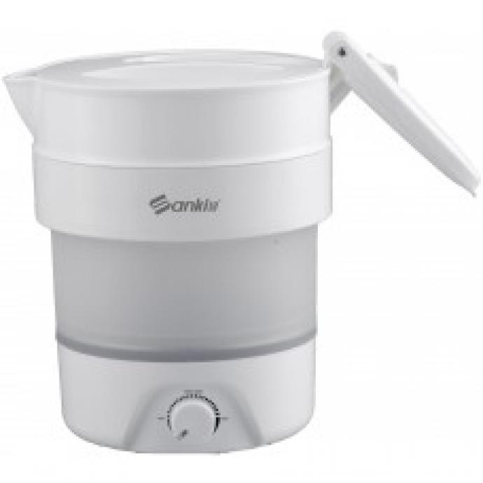 Sanki 日本山崎 雙電壓旅行摺疊水壺 (0.8公升) SK-TK800W