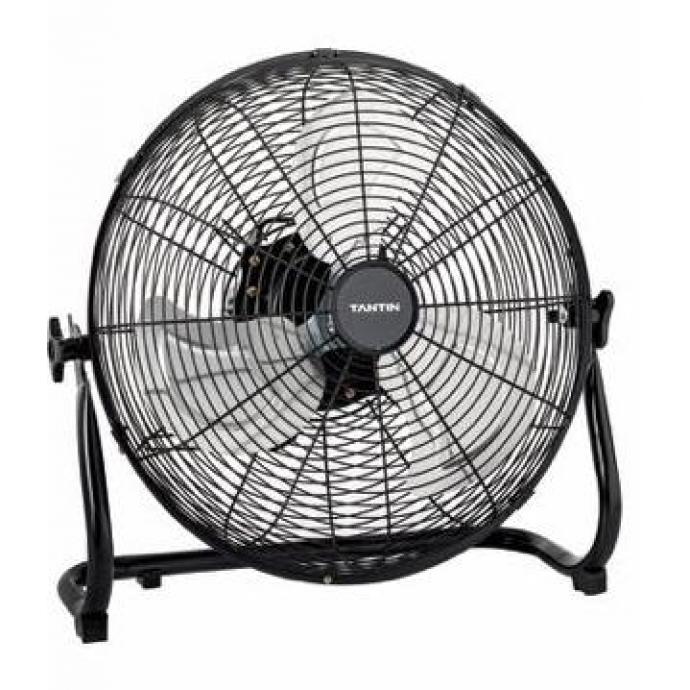 TanTin 日本藤田 18吋仿古牛角扇(噴粉黑)  FE45-C1