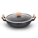 JNC 岩紋純鐵鑊 34cm JNC-IWK34