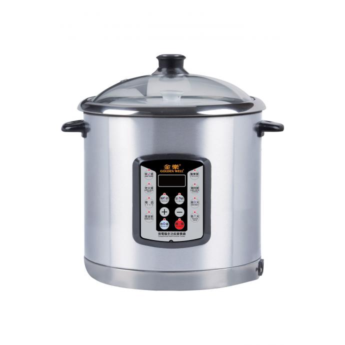 Goldenwell 金樂微電腦多功能營養鍋-人工智能全不銹鋼面(10L), GW-40A[不設順豐中心取貨服務]